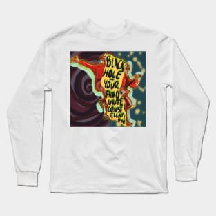 Black hole + your favourite constellation - waterparks - numb Long Sleeve T-Shirt